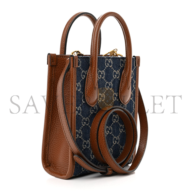 GUCCI MINI TOTE BAG WITH INTERLOCKING&G 671623 (20*16*7cm)